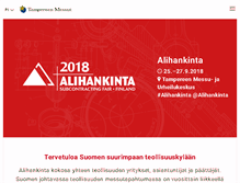 Tablet Screenshot of alihankinta.fi